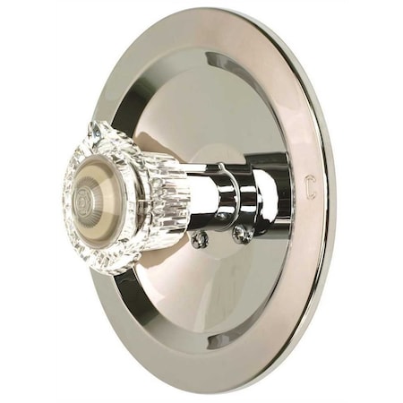 Proplus Mixet Valve Trim Kit W/ Acrylic Handle in Chrome 133265